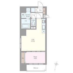 勾当台公園駅 徒歩6分 3階の物件間取画像